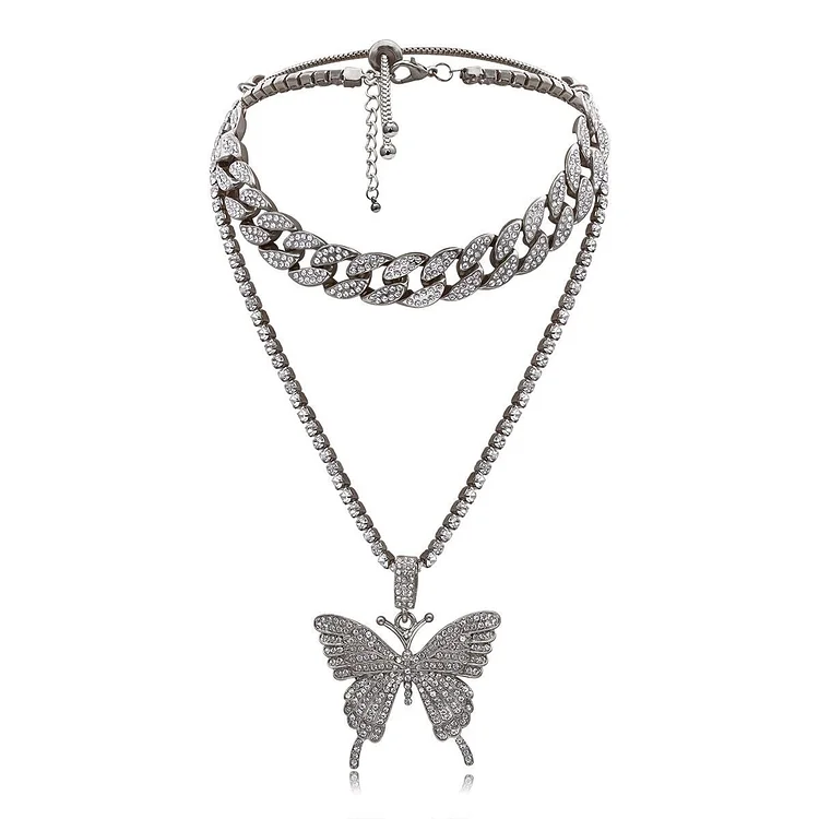 Shining Butterfly Necklace