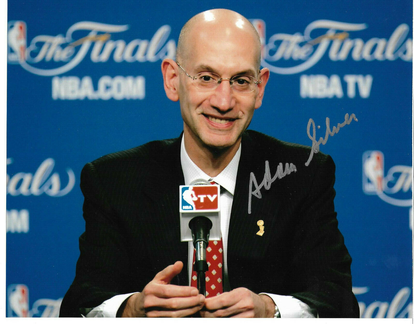 Adam Silver Authentic Signed 8x10 Photo Poster painting Autographed, NBA Commissioner