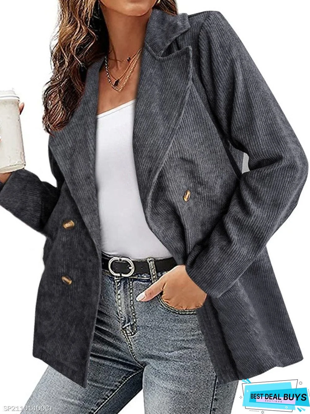 Hot Models Solid Color Jacket Blazers