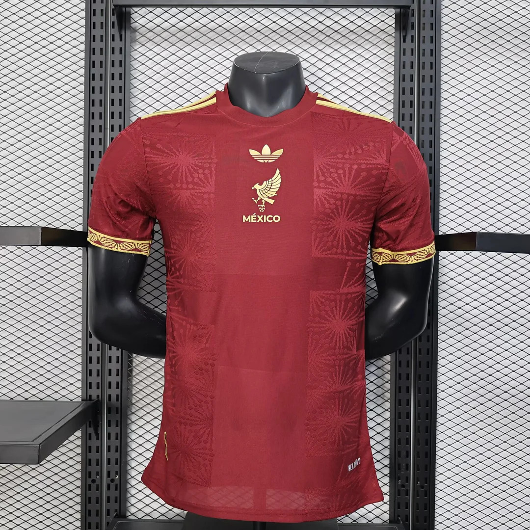 2025 Mexico Red Player Version Men's Football T-Shirt Thai Quality