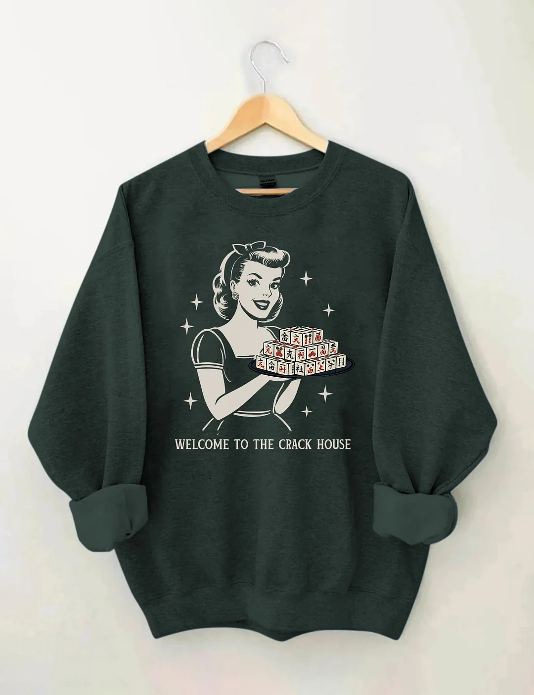 Welcome To The Crack House Mahjong Sweatshirt