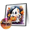 Cute Little Ghost-Full Round Diamond Painting 30*30CM