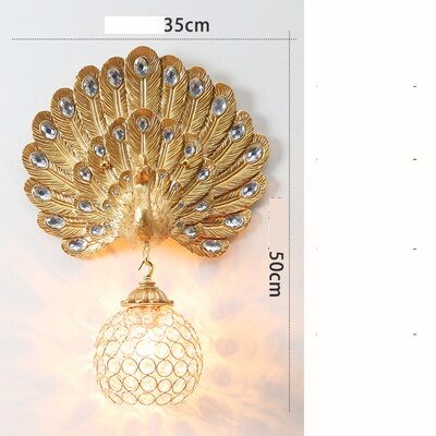 Southeast Asia Wall Lamp Modern Luxury Golden Vintage Cafe LED Wall Light Indoor Lighting Home Deocr Wall Sconce Light Fixtures
