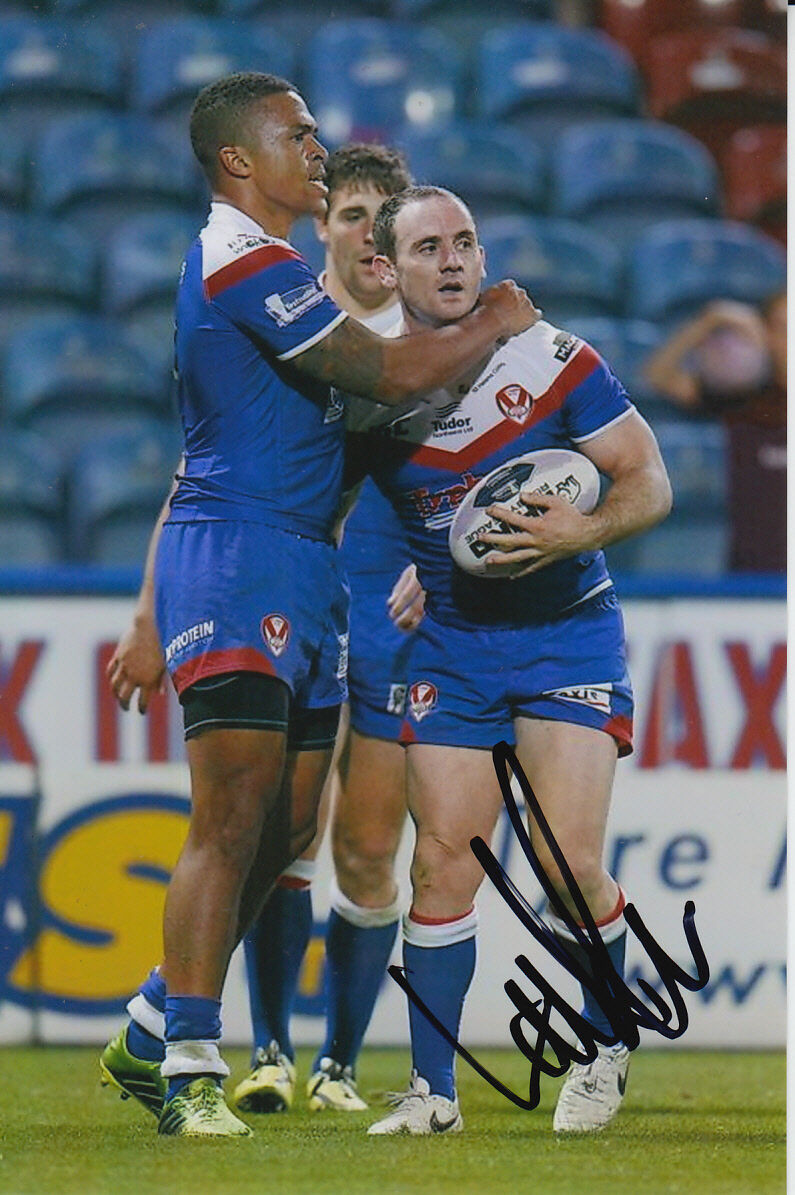 ST HELENS HAND SIGNED LOUIE MCCARTHY-SCARSBROOK 6X4 Photo Poster painting 14.