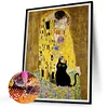 Diamond Painting -DIY Round Drill Cat(40x50cm)