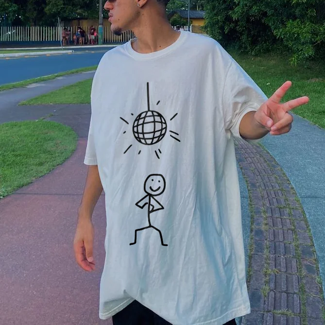 Dancing Under The Disco Ball Printed T-shirt