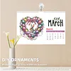 2027 Kit de calendrier mural de peinture en diamant bricol&eacute; &agrave; bougies &agrave; glace pour toi de perceuse partielle sp&eacute;ciale et de type &laquo; kit de calendrier pendu &agrave; bascule pour adultes &raquo; pour d&eacute;butants : d&eacute;coration de bureau &agrave; domicile
