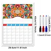 DIY Diamond Painting Magnetic Dry Erase Calendar for Fridge Planning Board Weekly Monthly Planner Memo Board Kits