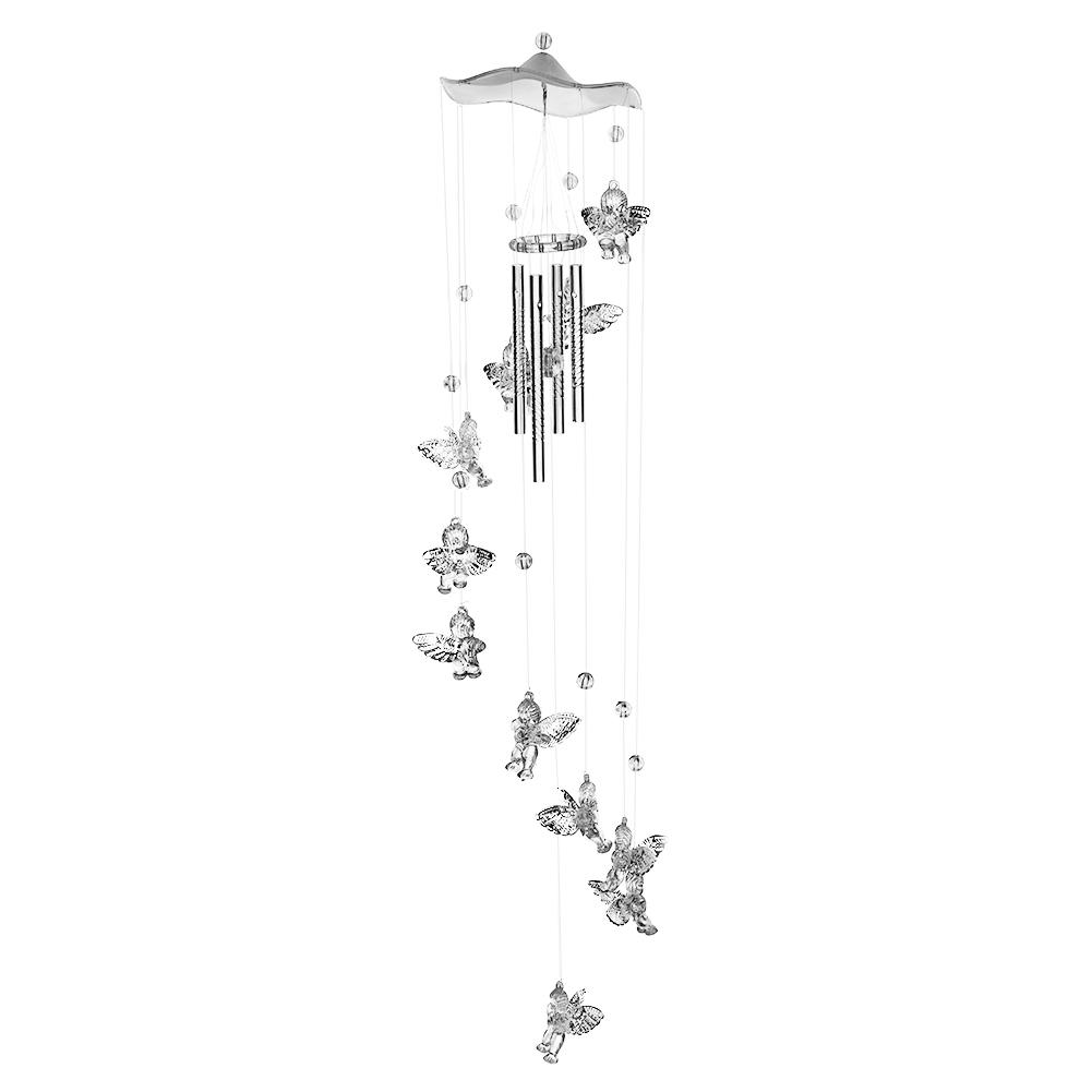 

Creative Antique Bells Wind Chimes Door Hanging Home Decor Silver, 501 Original