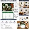 2027 New DIY Diamond Painting Flower Owl Wall Calendar Kit 12-Month Flip Calendar Design Home Decor