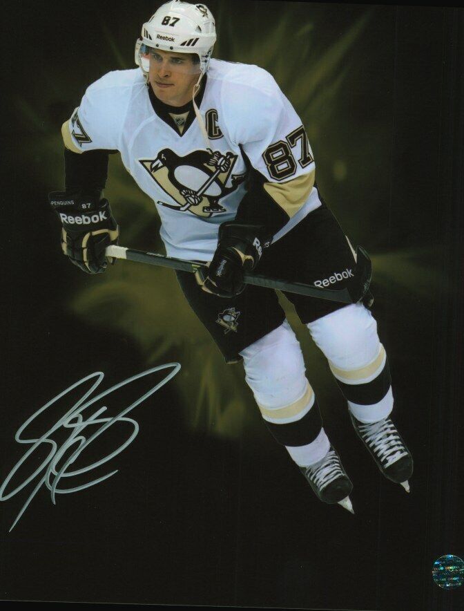 SIDNEY CROSBY - NHL Autographed Original 8x10 Photo Poster painting LOA TTM