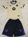 Joyfball 2025/2026 Kids Size  Barcelona Away Football Shirt 1:1 Thai Quality