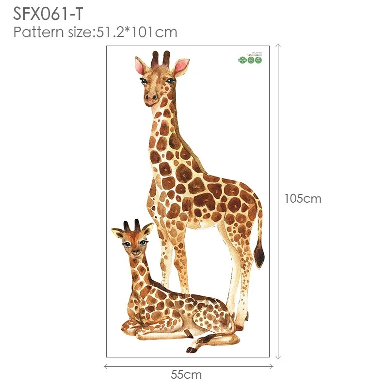 Vinyl Decorative Wall Stickers Home Decor Living Room Large Animal Decals Wall Stickers Bedroom Wall Decorations Living Room