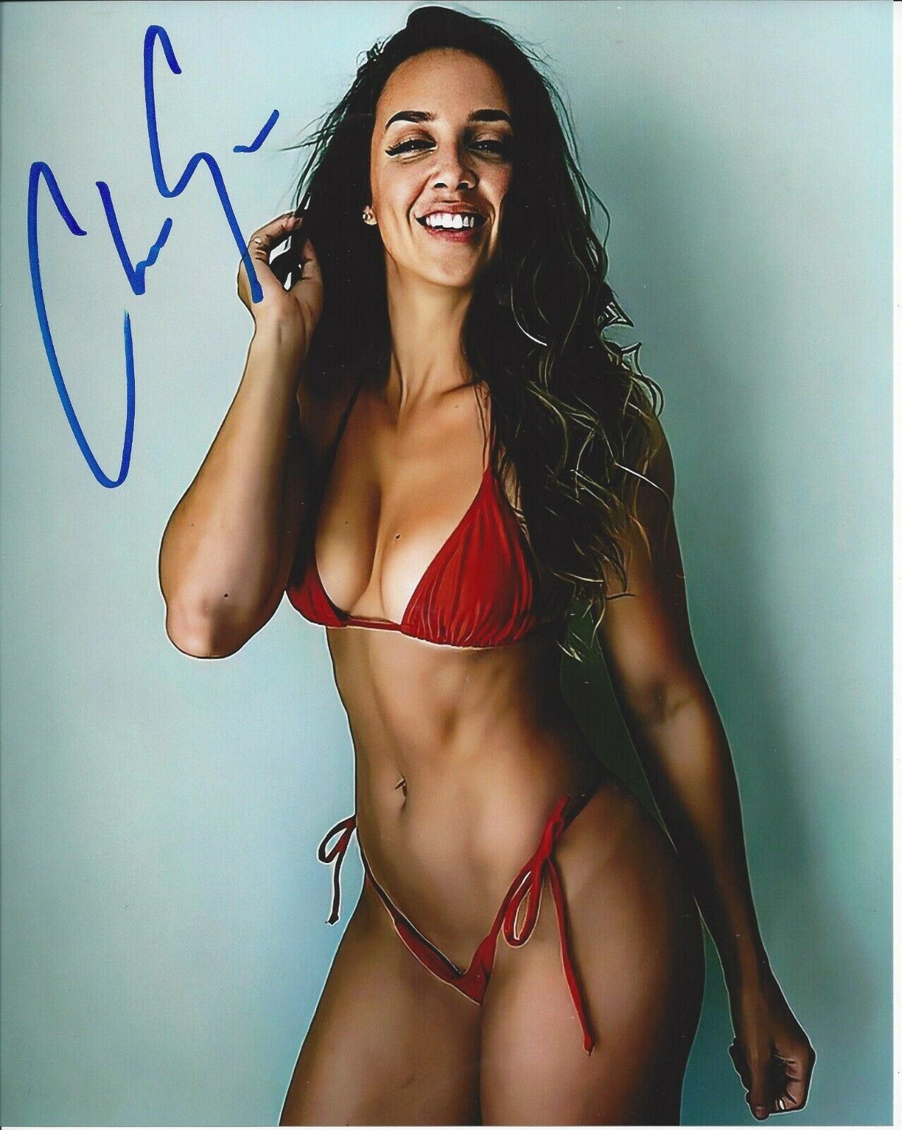 Chelsea Green autographed 8x10 Sexy Hot IMPACT WWE #20