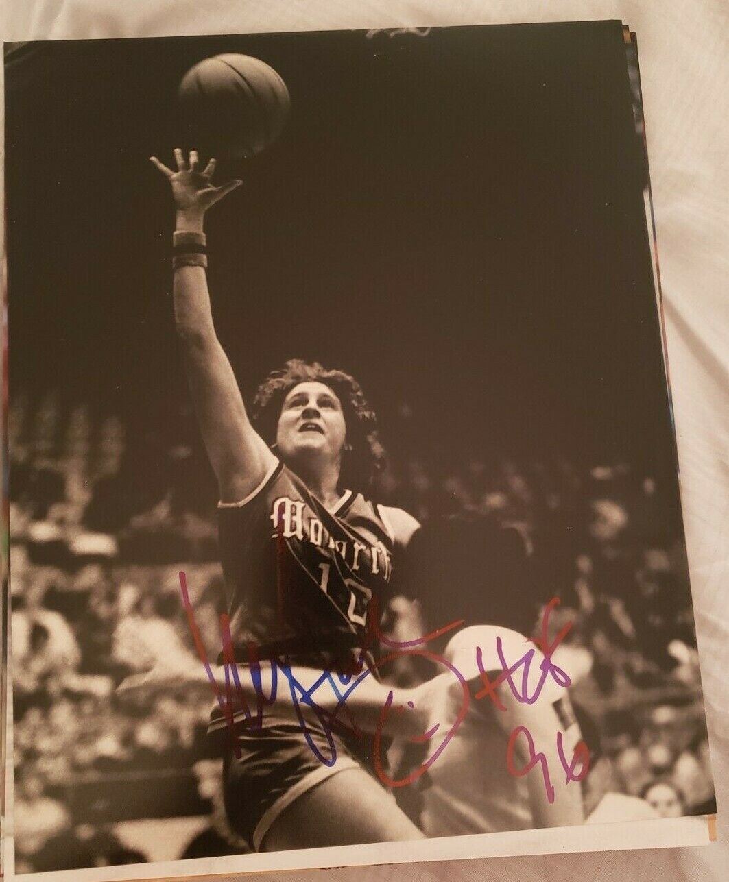 NANCY LIEBERMAN OLD DOMINION LADY MONARCHS SIGNED AUTOGRAPHED 8X10 Photo Poster painting W/COA
