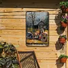 Moto - Panneaux en &eacute;tain m&eacute;tallique(20*30cm/30*40cm) - Garage