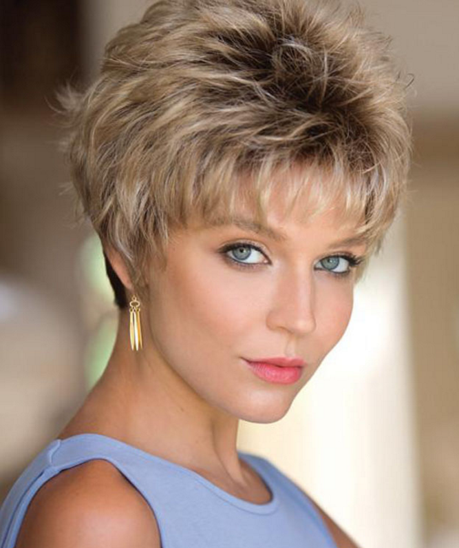 Short Blonde Pixie Cut Wig