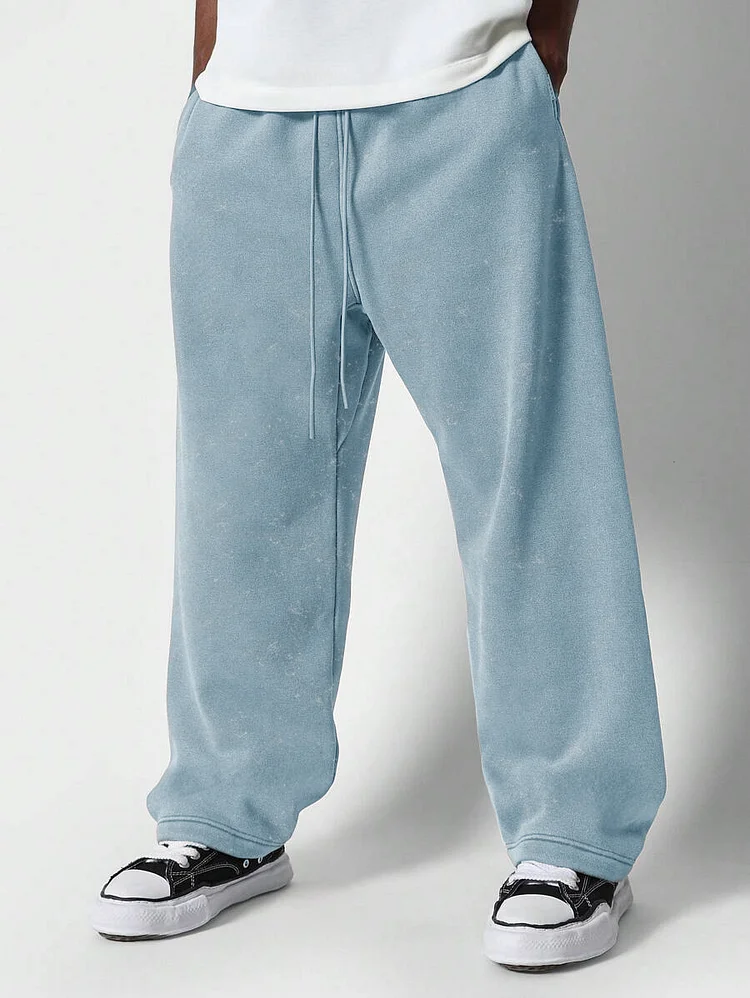 Men's Fashion Casual Retro Distressed Washed Trousers