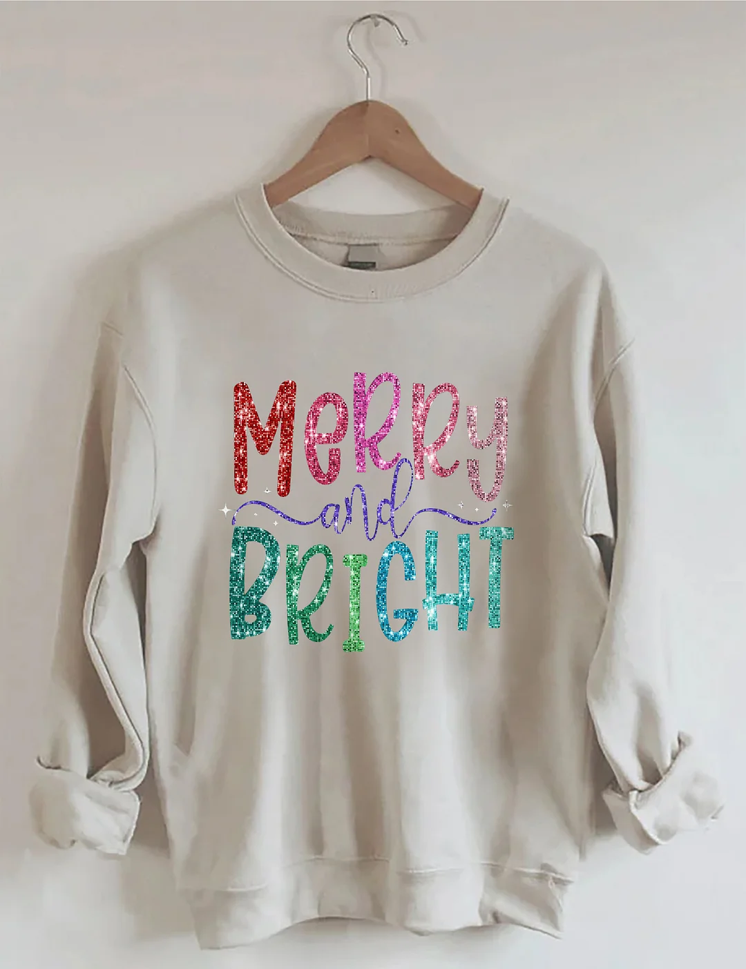 Merry And Bright Christmas Sweatshirt