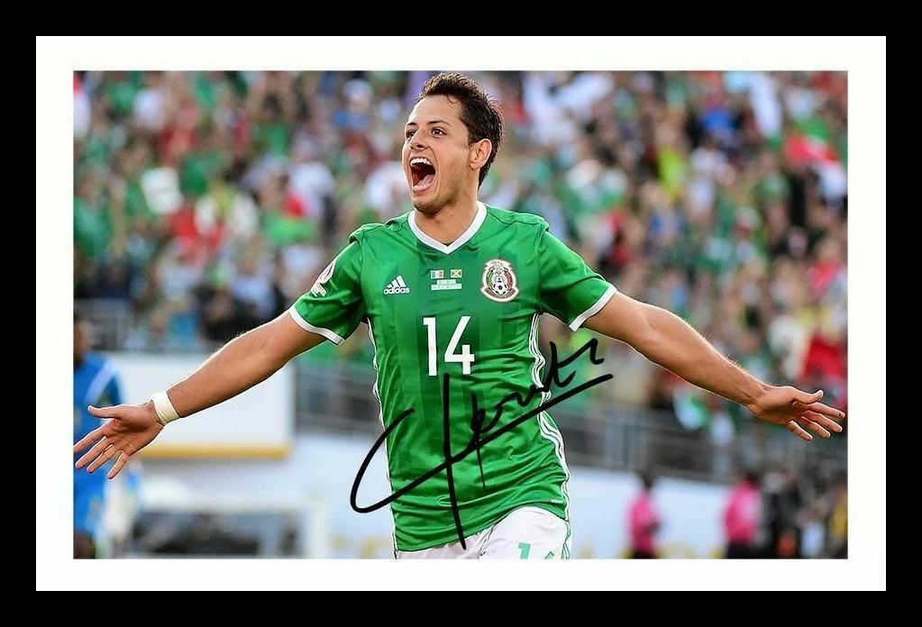 Javier Hernandez - Mexico Autograph Signed & Framed Photo Poster painting