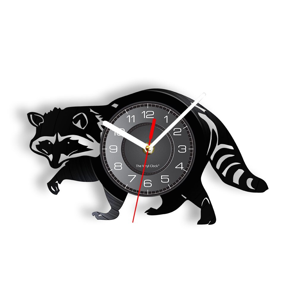 

Raccoon Carved Art Album Wa - Vinyl Record Wall Clock - Without LED, 501 Original
