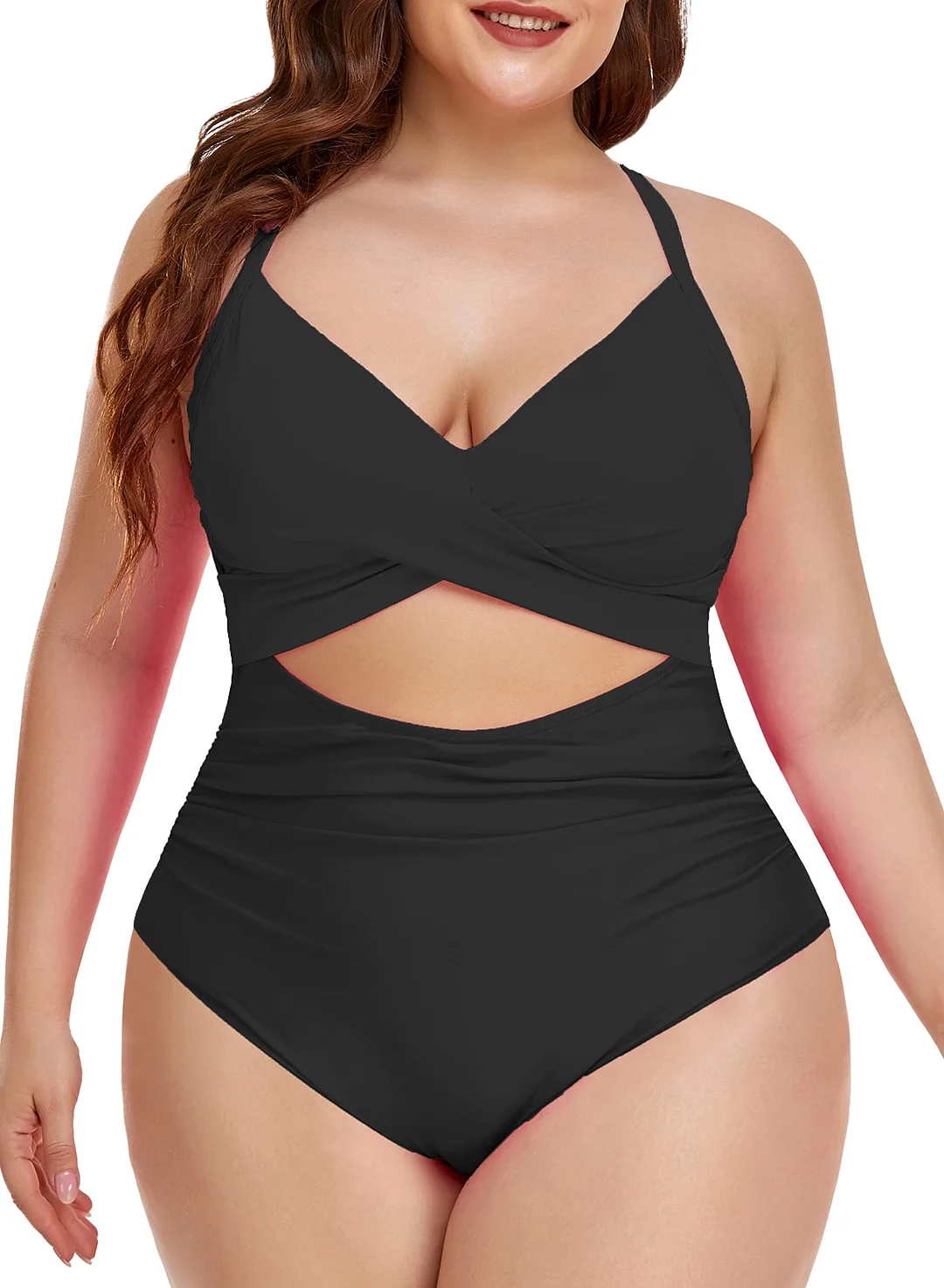 Cutout High Waisted One Piece Swimsuits