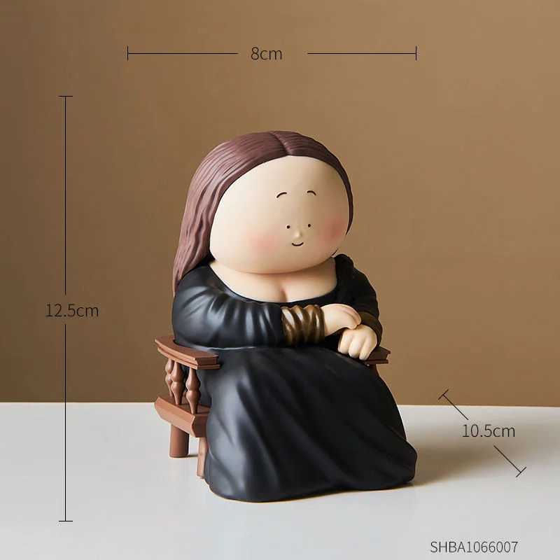 Creative artist statue Desk Decoration cartoon character model Nordic home decoration accessories living room decoration gifts