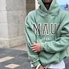 Vintage Men's Letter Print Casual Hoodie by Inlyline