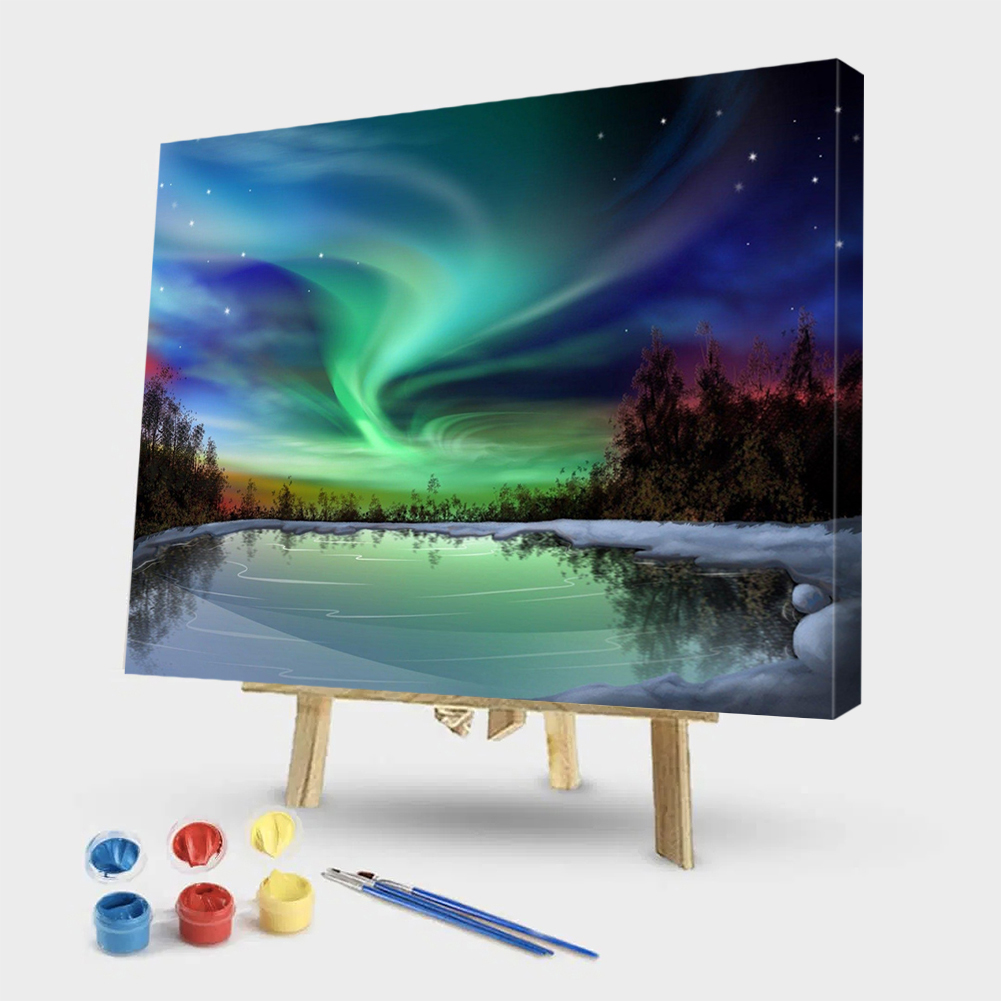 

40x50cm - Paint By Numbers Auroras, 501 Original