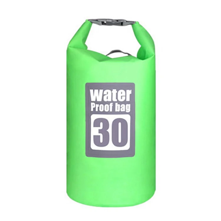 15/30L Boating Water Bag Inflatable PVC Portable for Water Sports (30L Green)