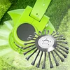 10inch Wire Brush Trimmer Head Universal Derusting Weeding Wheel w/ Adapter Kit