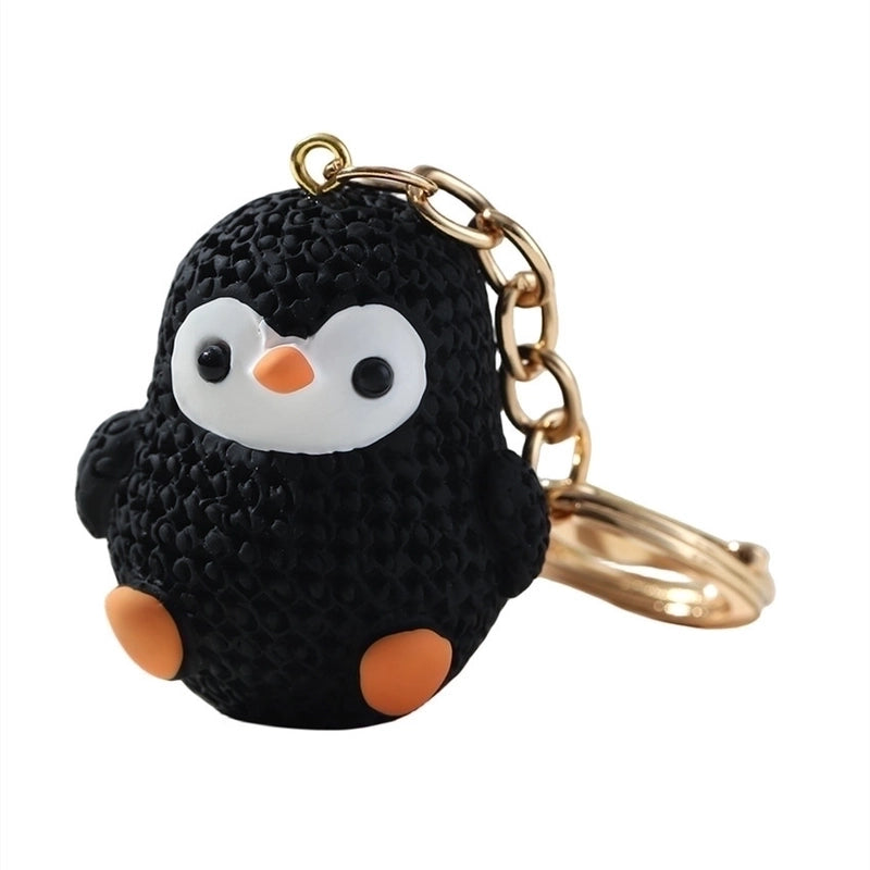 Cute Penguin Resin Women’s Bag Pendant Keychain