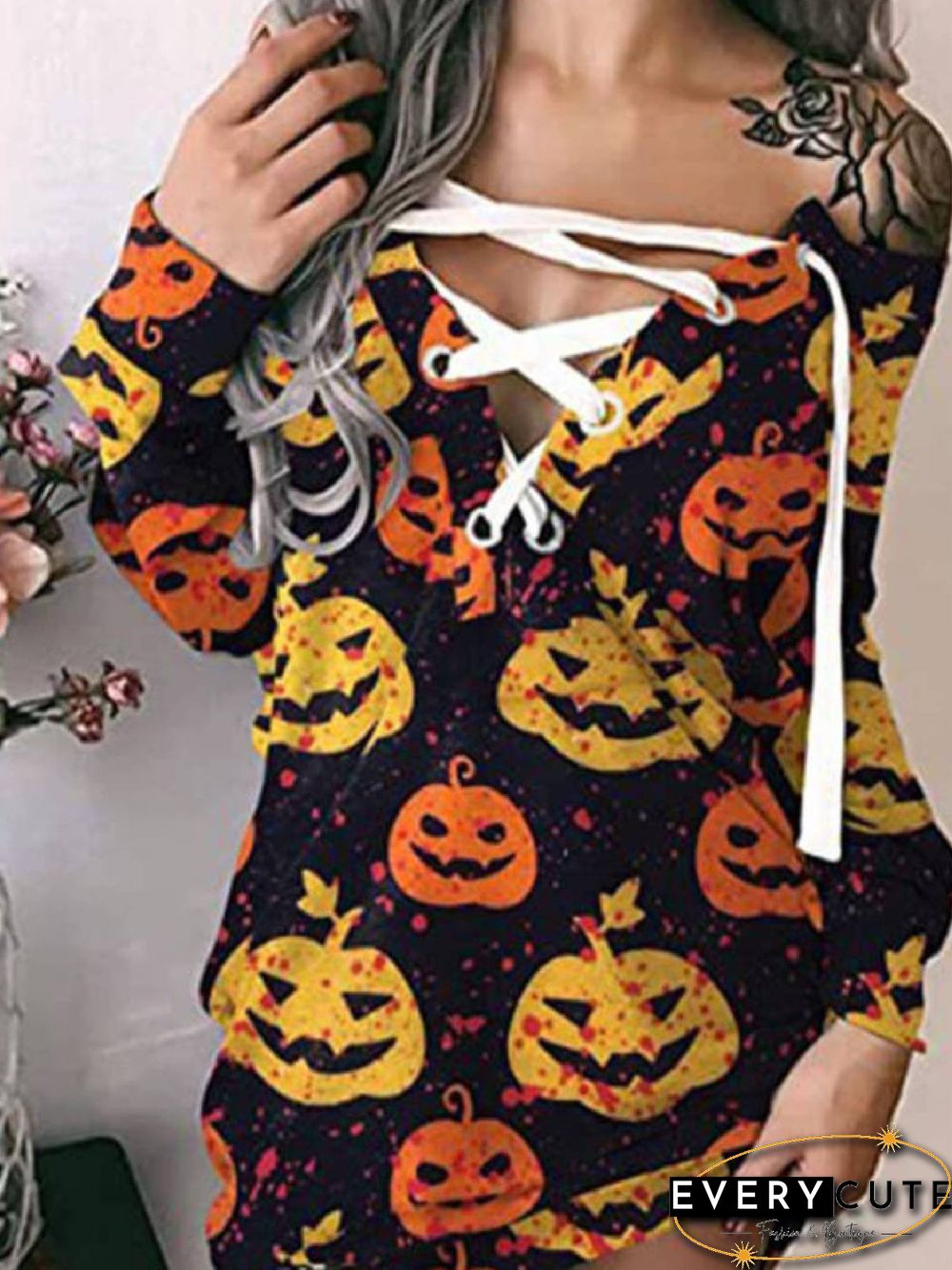 Sexy Cartoon Knitting Dress