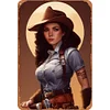 (Multi Style)Cowgirl - Vintage Metal Signs - 20*30cm