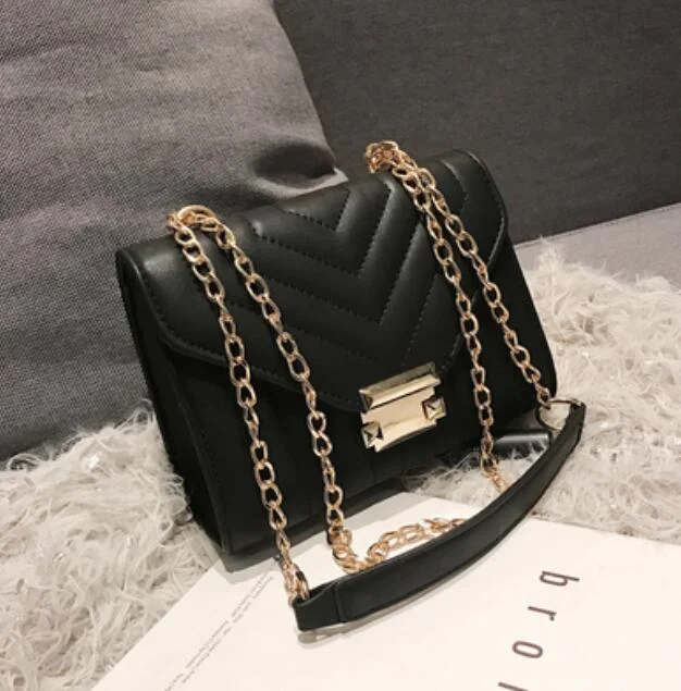 European Fashion Female Square Bag 2021 New High Quality PU Leather Women's Designer Handbag Lock Chain Shoulder Messenger bags