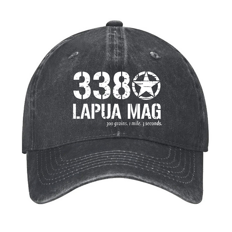 338 Lapua Mag 300 Grains 1 Mile 3 Seconds Hat