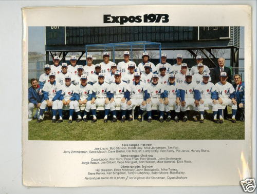 Montreal Expos 1973 SGA Stadium Give Away 8 x 10 Photo Poster painting