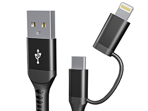 iphone charger black