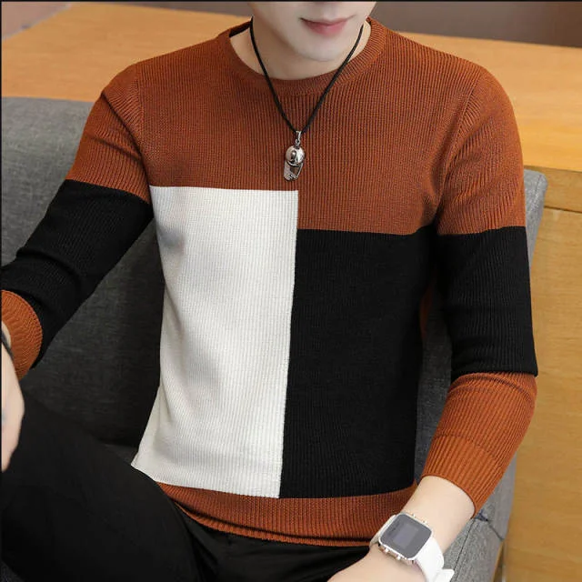 2022 Winter New Arrival Warm Sweaters O-Neck Wool Sweater Men Brand Clothing Knitted Cashmere Pullover Men m-3xl