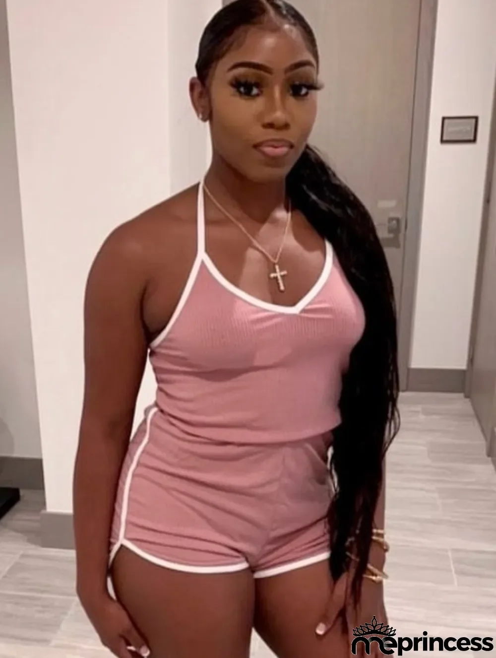 Summer Two Piece Leisure Shorts Set