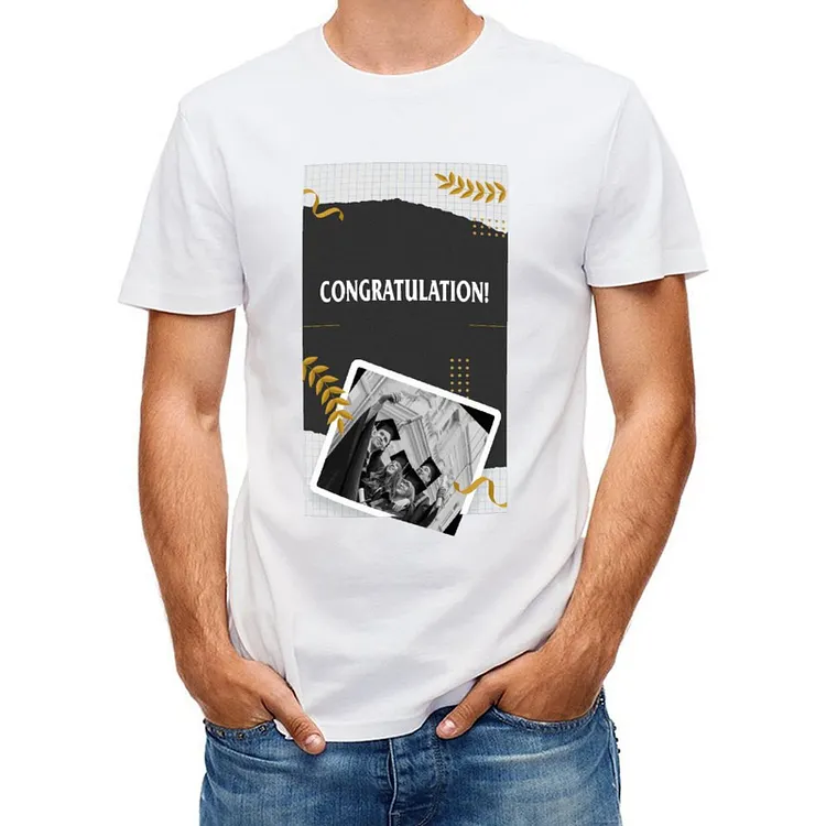 Celebrating Graduation Designable Short Sleeve T-Shirt