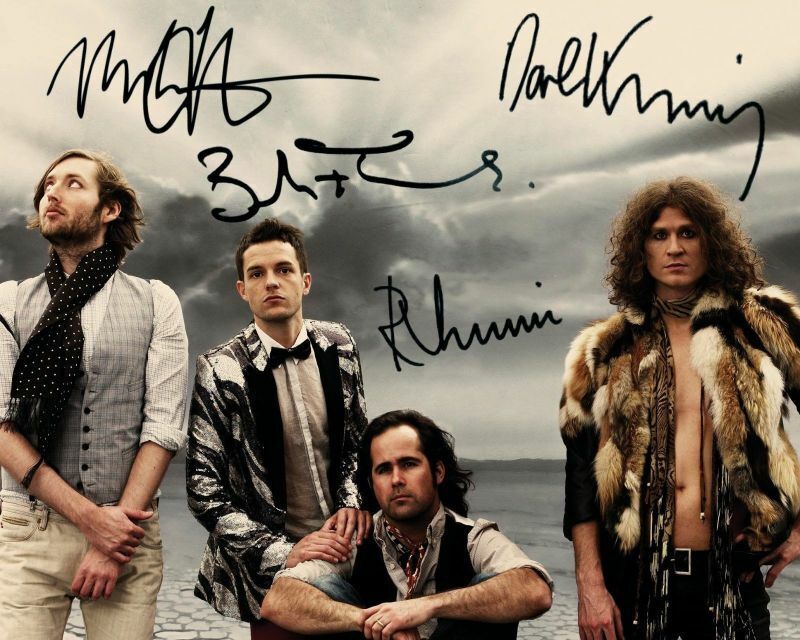 The Killers Autograph Signed Photo Poster painting Print