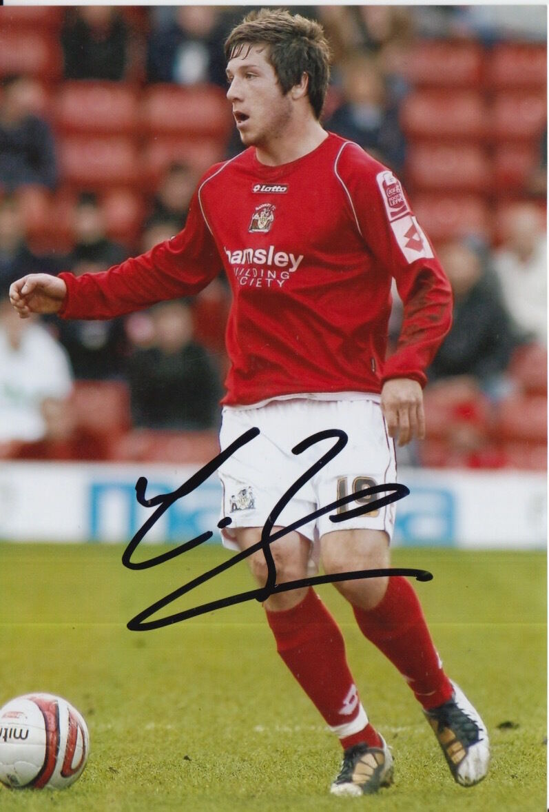 BARNSLEY HAND SIGNED JACOB BUTTERFIELD 6X4 Photo Poster painting 1.