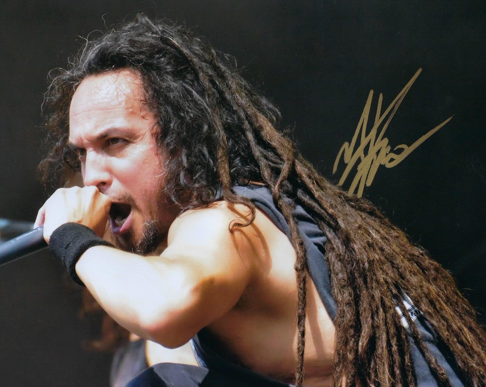 GFA Death Angel Singer * MARK OSEGUEDA * Signed Autograph 8x10 Photo Poster painting LA2 COA