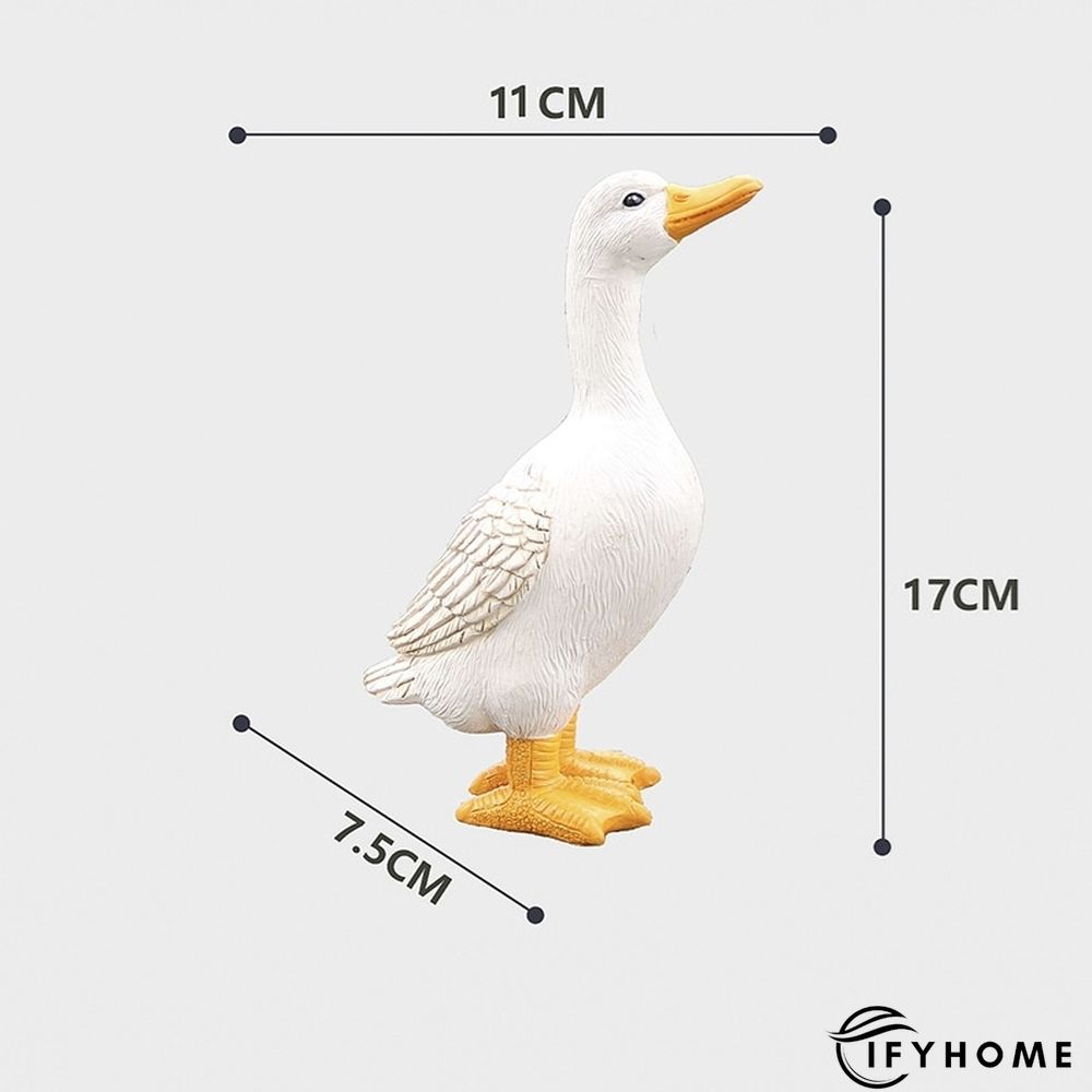 Duck Figurine Waterproof Resin Garden Ornaments | IFYHOME