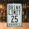 Drinking Limits - Metal Tin Signs(8*12Inch/12*16Inch) - Bar