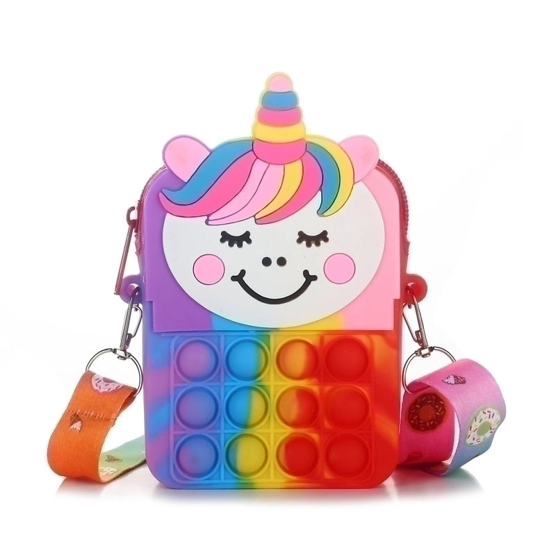 Kid’s  Silica Gel Zipper Kids Wallets