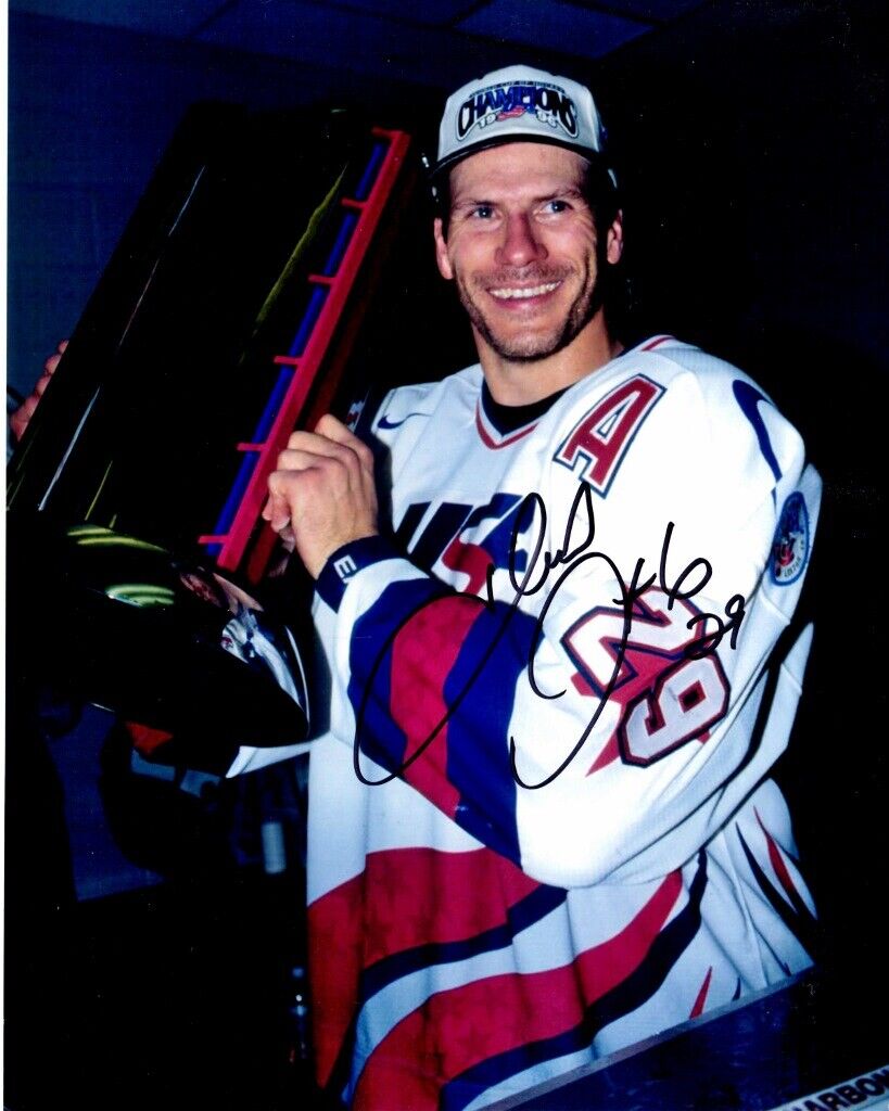 Joel Otto Signed - Autographed Team USA 8x10 inch Photo Poster painting with COA