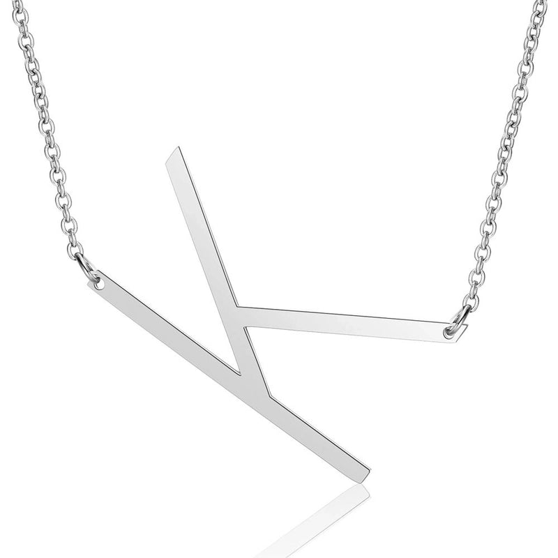 Stainless Steel Fashion Polishing Letter Necklace