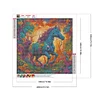 (40*40cm)Horse - Full Round Drill Diamond Painting